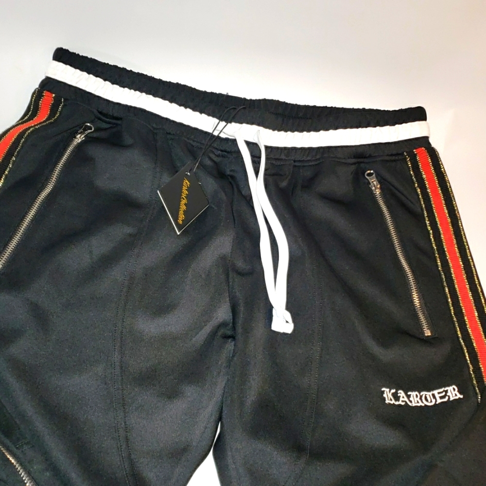 Mens Black ,Red Comfortable Lounger  Track Pants.